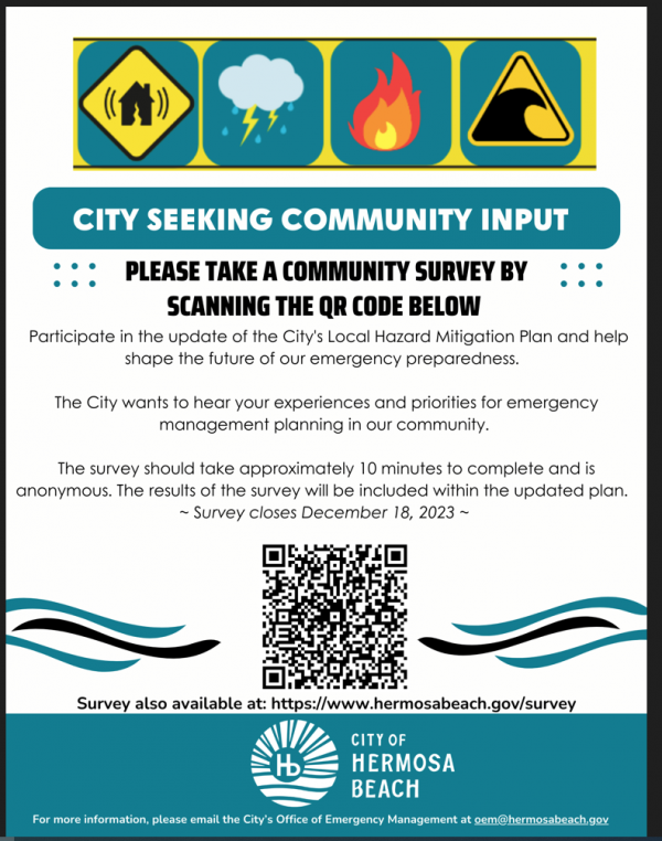 Local Hazard Mitigation Plan- Community Survey | Deadline Dec 18th